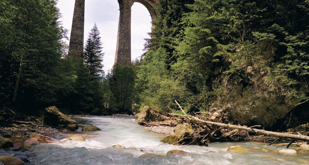 Landwasser und Viadukt Landwasser und Viadukt