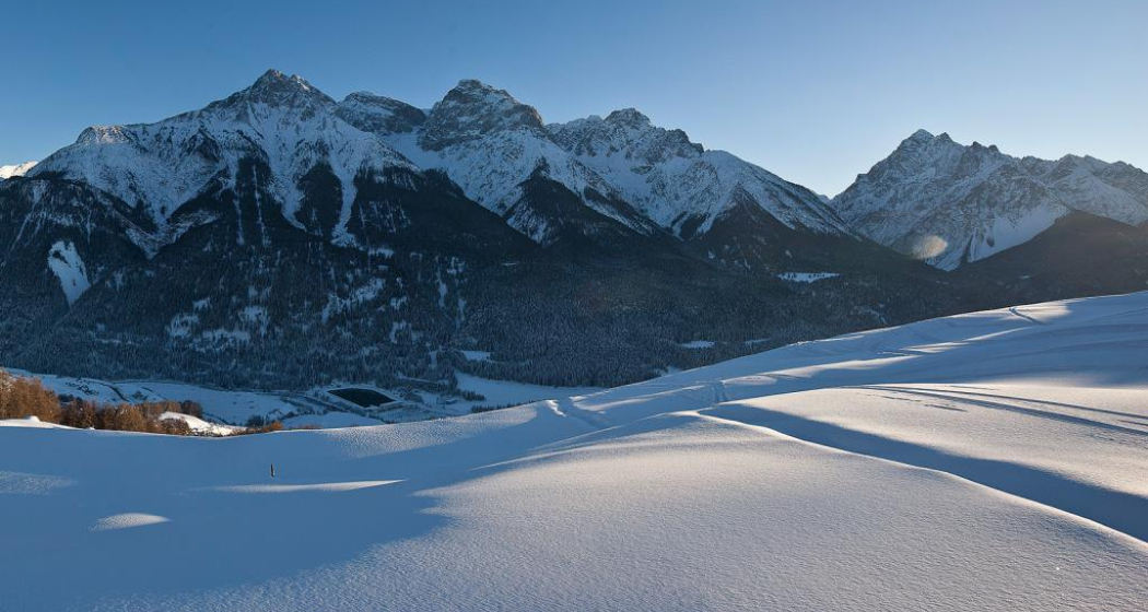 Die Unterengadiner Berglandschaft. Die Unterengadiner Berglandschaft.