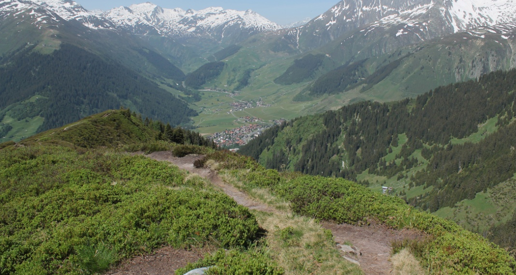 Blick gegen Westen Blick gegen Westen