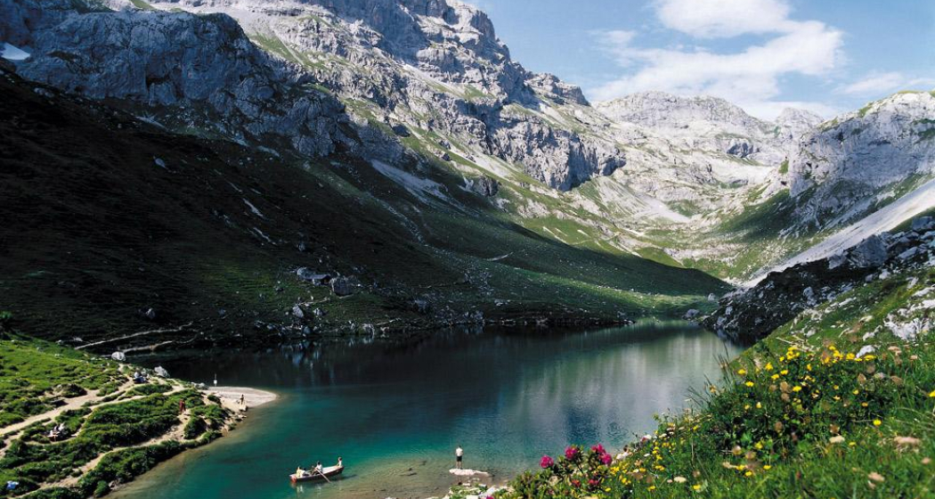 Blick auf den Partnunsee Blick auf den Partnunsee