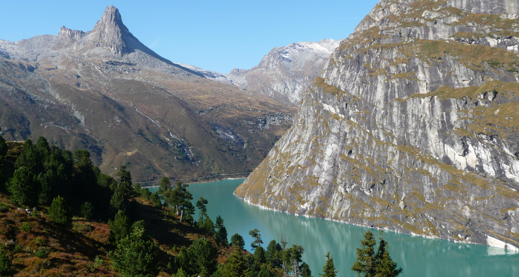 Aussicht oberhalb Zerfreila-Staumauer Aussicht oberhalb Zerfreila-Staumauer
