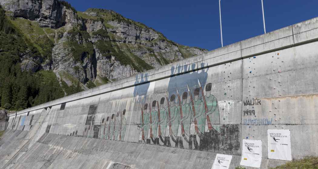 Staumauer am Lag da Pigniu Staumauer am Lag da Pigniu