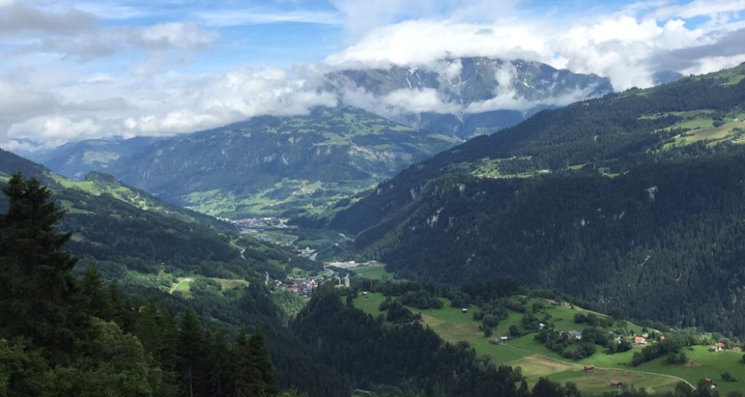 Aussicht oberhalb von Andiast Aussicht oberhalb von Andiast