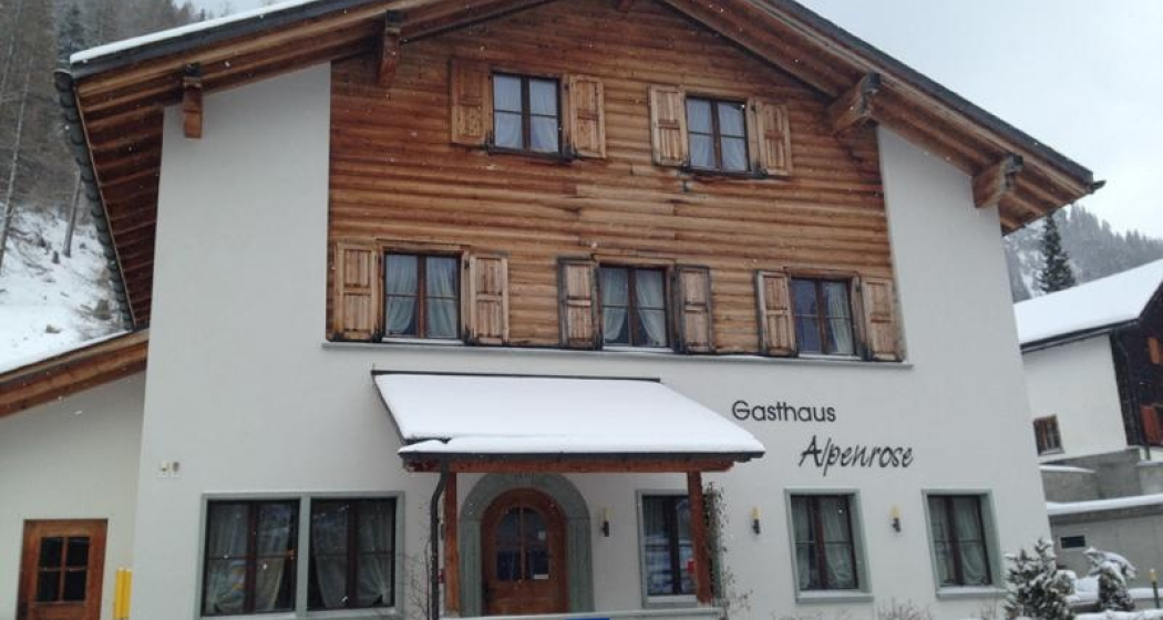Gasthaus Alpenrose im Winter Gasthaus Alpenrose im Winter