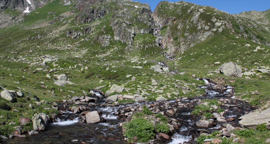 Der Rhein als kleiner Bach Der Rhein als kleiner Bach