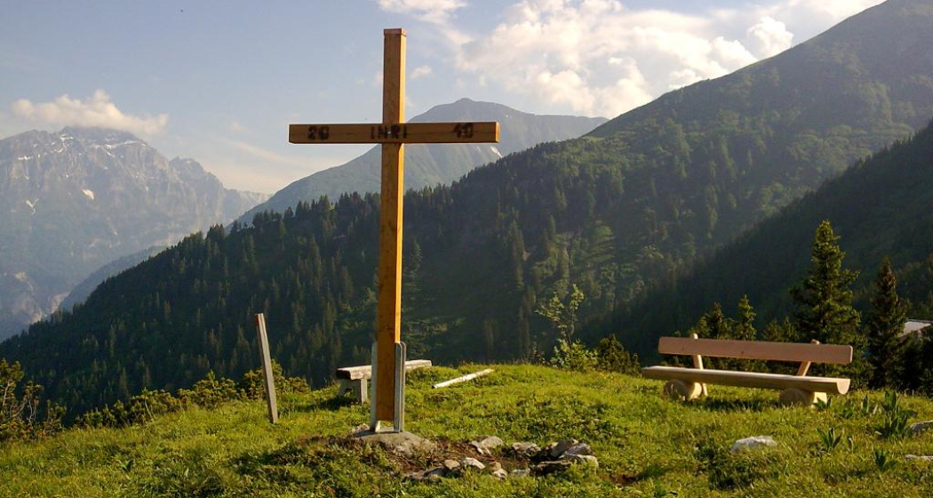 Alpkreuz beim Protchopf Alpkreuz beim Protchopf