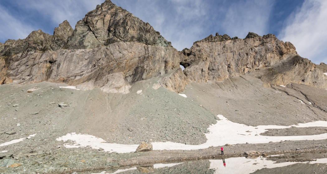 Sicht auf das Martinsloch von Bündner Seite Sicht auf das Martinsloch von Bündner Seite