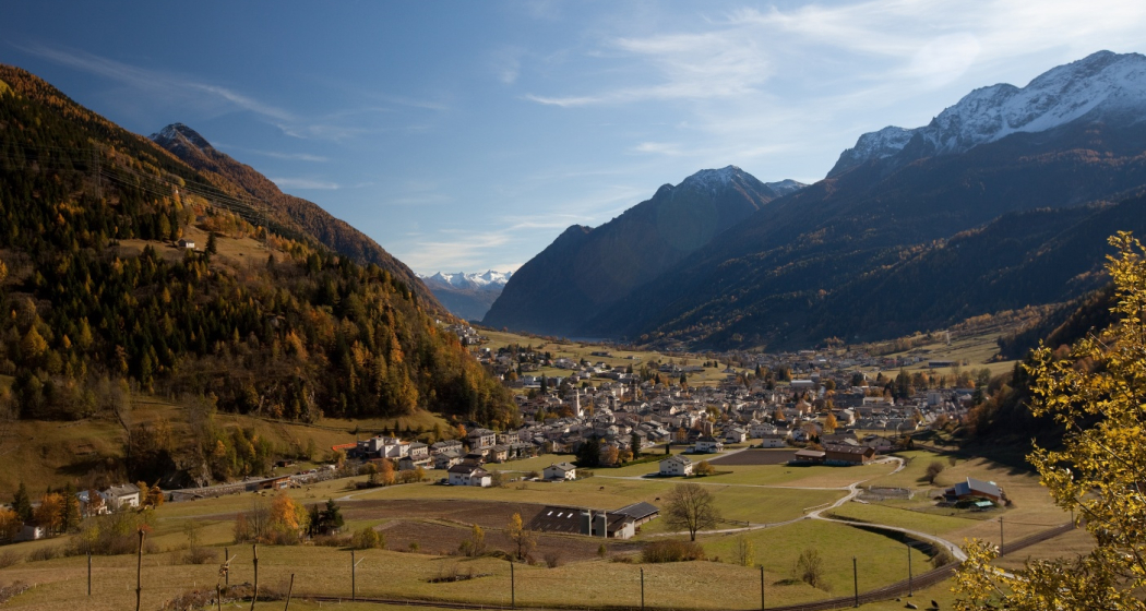 Vista su Poschiavo Vista su Poschiavo