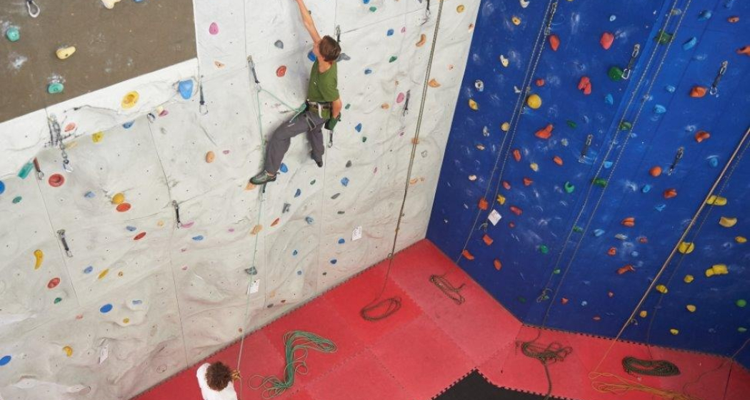 In der Kletterhalle In der Kletterhalle