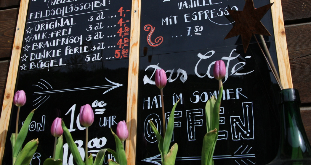 Menukarte der Besenbeiz ©Fabian Jöhl Menukarte der Besenbeiz ©Fabian Jöhl