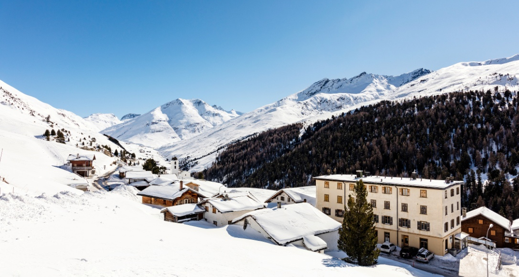 Avers-Cresta im Winter Avers-Cresta im Winter