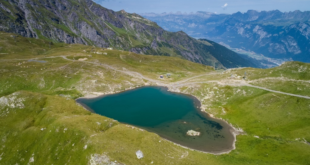 Der Wangsersee von oben Der Wangsersee von oben