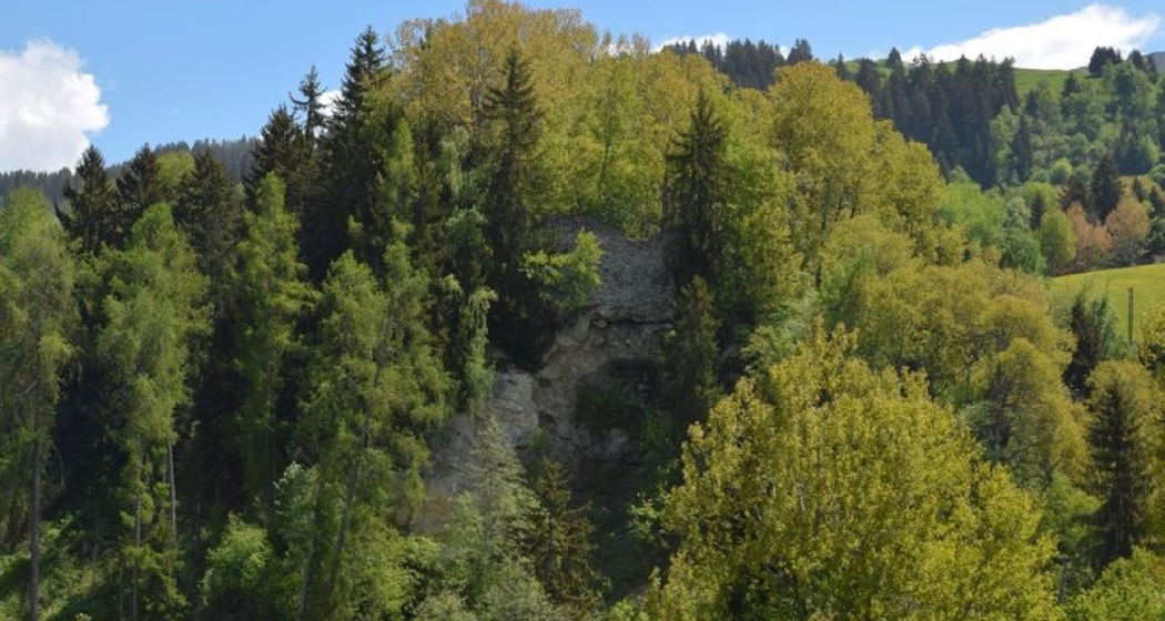 Burgruine Moregg, Obersaxen Burgruine Moregg, Obersaxen