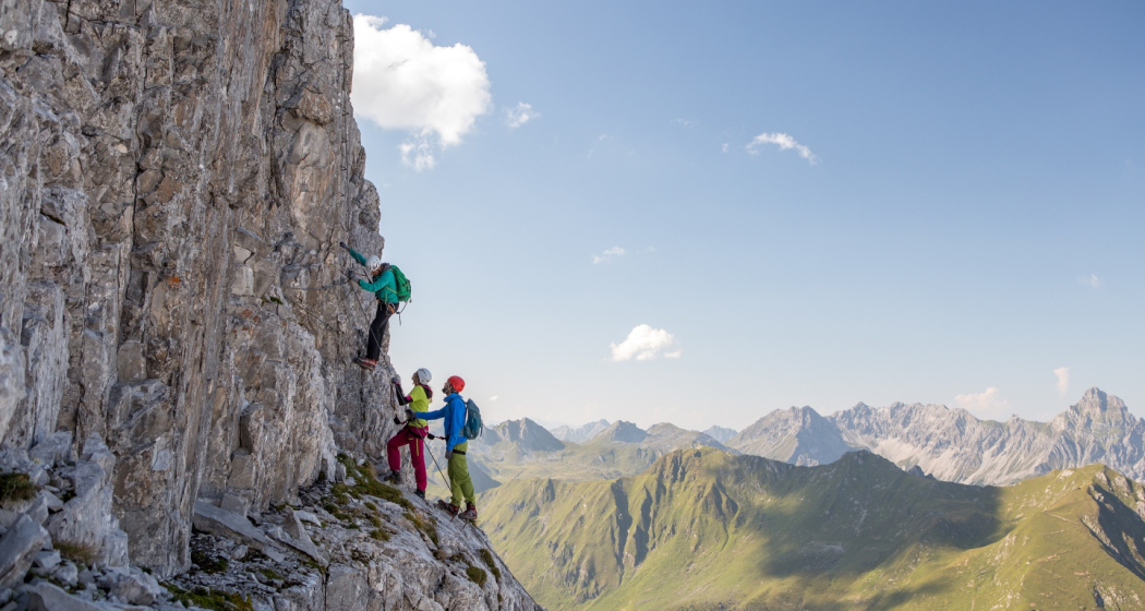 Rätikon; Klettersteig; Gauablickhöhle Rätikon; Klettersteig; Gauablickhöhle