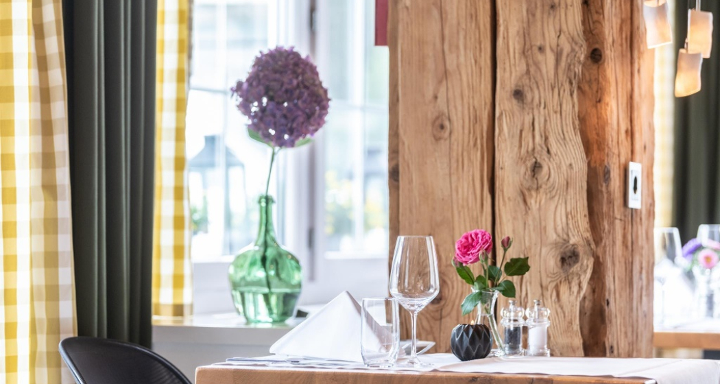Tisch im Restaurant Kuchikästli Lenzerheide Tisch im Restaurant Kuchikästli Lenzerheide