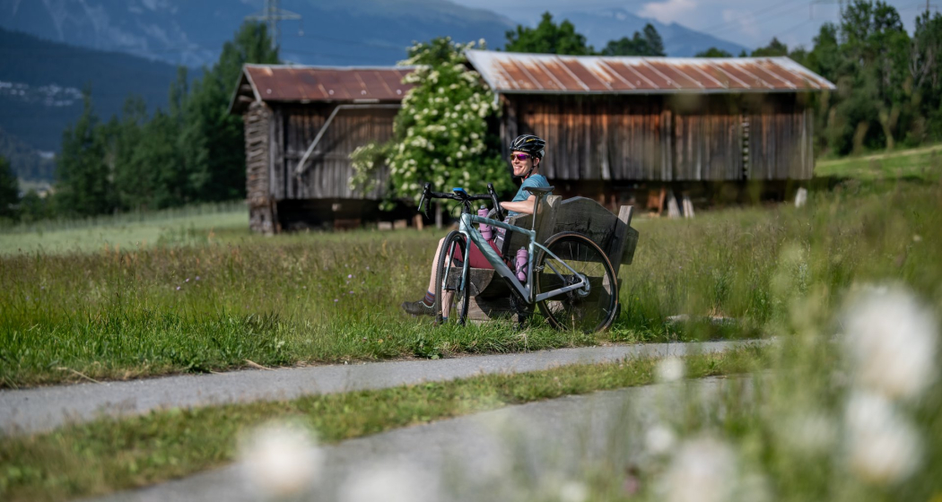 Rast oberhalb von Castrisch Rast oberhalb von Castrisch
