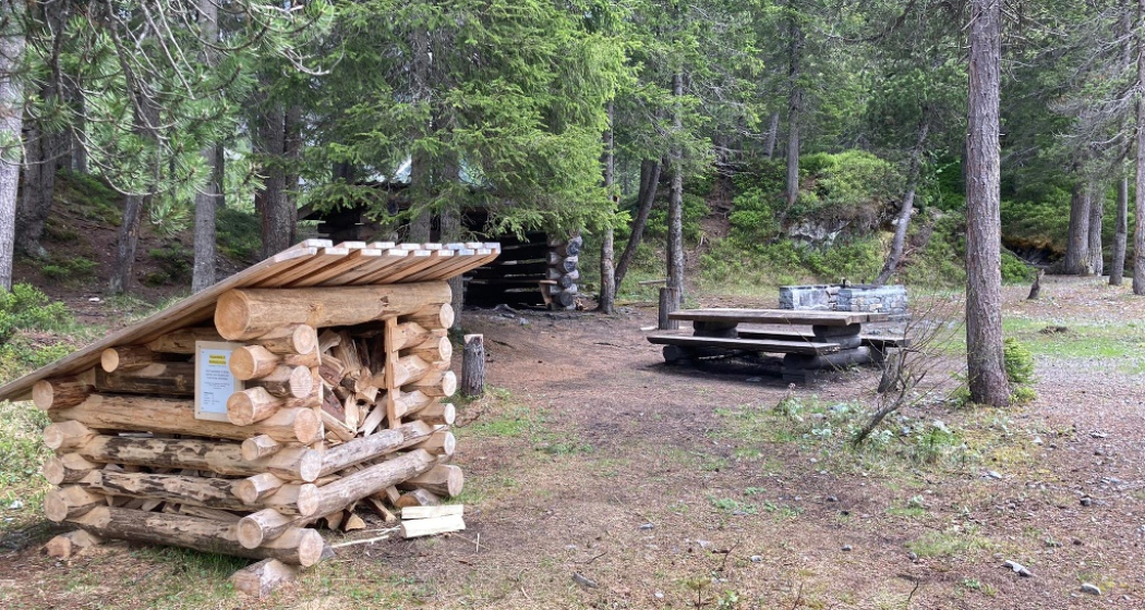 Umgebung Feuerstelle Wettsteinhütte Umgebung Feuerstelle Wettsteinhütte