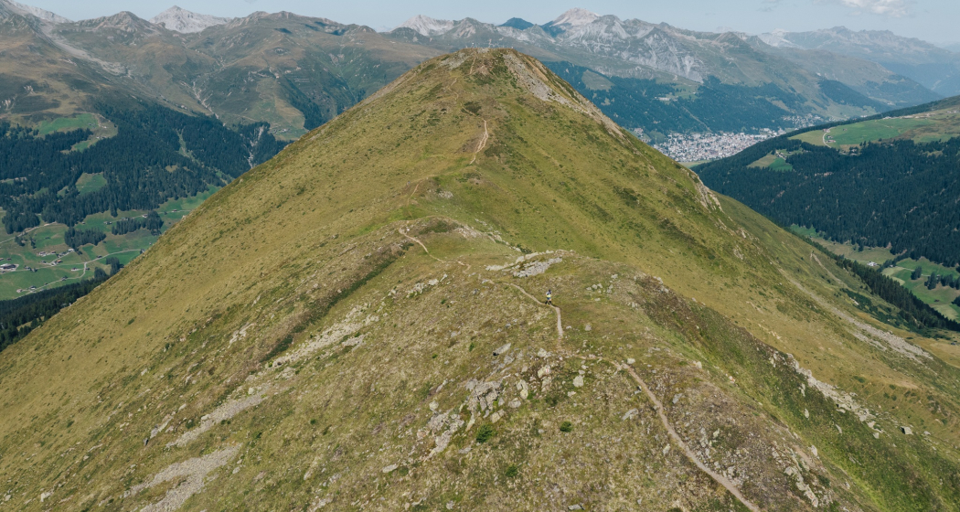 Nicht zu steil aber trotzdem schön, der Grat des Rinerhorns Nicht zu steil aber trotzdem schön, der Grat des Rinerhorns