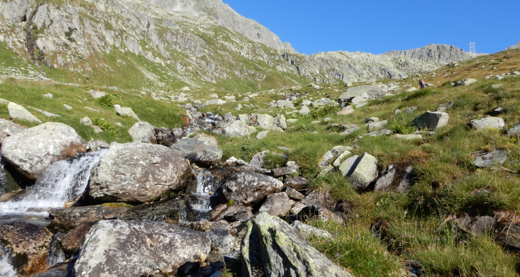 Aufstieg durch die Val Milar Aufstieg durch die Val Milar