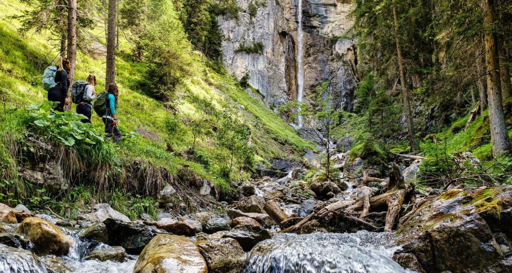Litzirüti Wasserfall_Schanfigger Dörferweg Litzirüti Wasserfall_Schanfigger Dörferweg