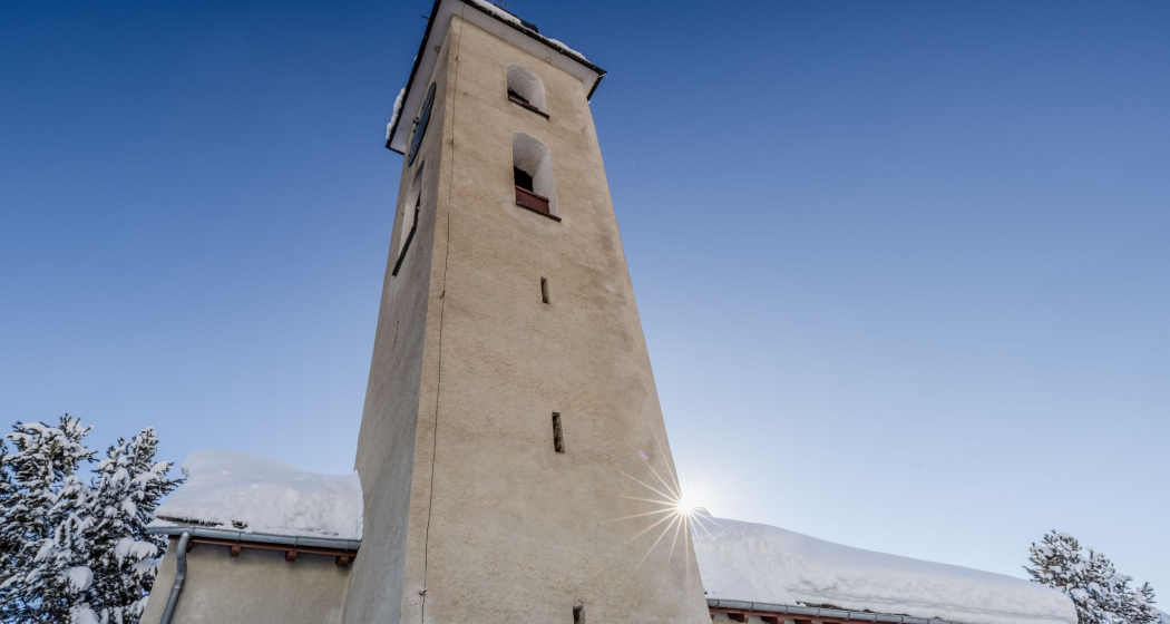 Kirche Nufenen im Winter Kirche Nufenen im Winter