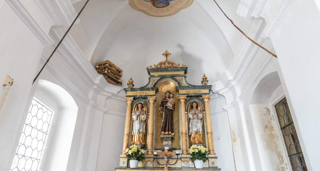 Aufnahme der Kapelle Sogn Antoni in Andiast Aufnahme der Kapelle Sogn Antoni in Andiast