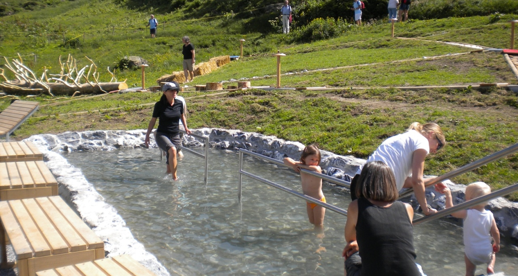 Kinder-Kneippanlage auf dem Heidipfad Kinder-Kneippanlage auf dem Heidipfad