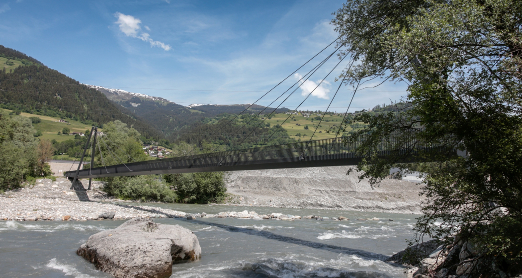 Brücke Schluein - Castrisch Brücke Schluein - Castrisch