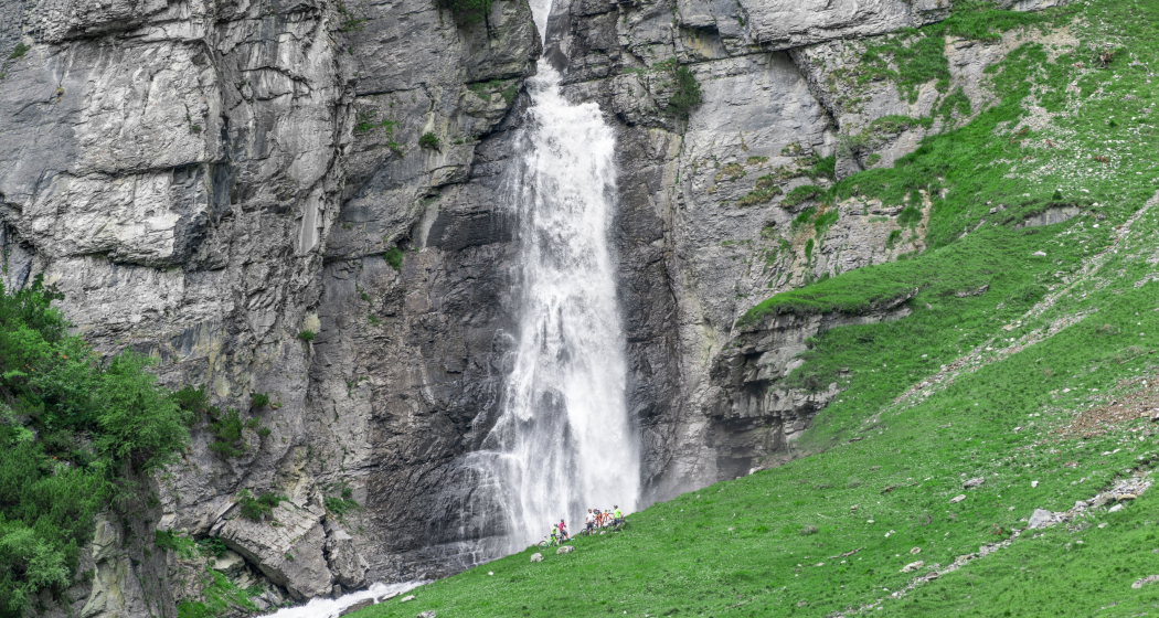 Wasserfälle, Lag da Pigniu, Panixersee, Pigniu Wasserfälle, Lag da Pigniu, Panixersee, Pigniu