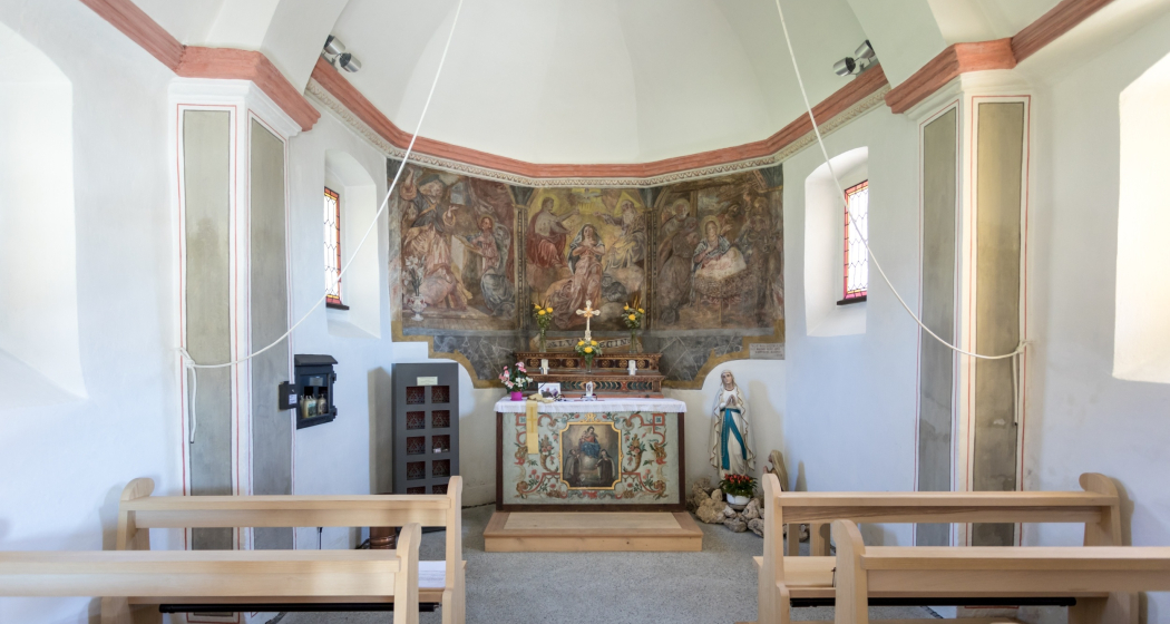 Inneneinrichtung, Kapelle St. Maria in Ruschein Inneneinrichtung, Kapelle St. Maria in Ruschein