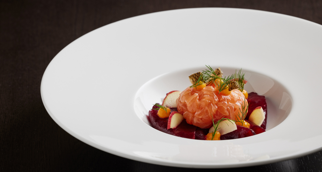 Tatar vom Bündner Lachs Tatar vom Bündner Lachs