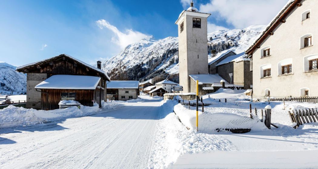Hinterrhein im Winter Hinterrhein im Winter