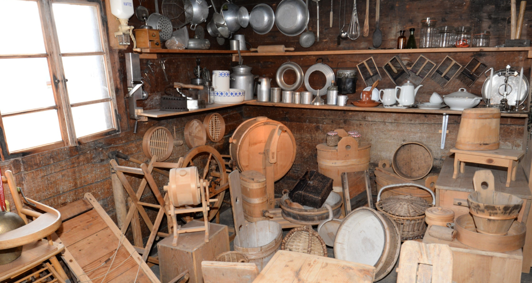 Bild vom Bauernmuseum in der alten Käserei. Bild vom Bauernmuseum in der alten Käserei.