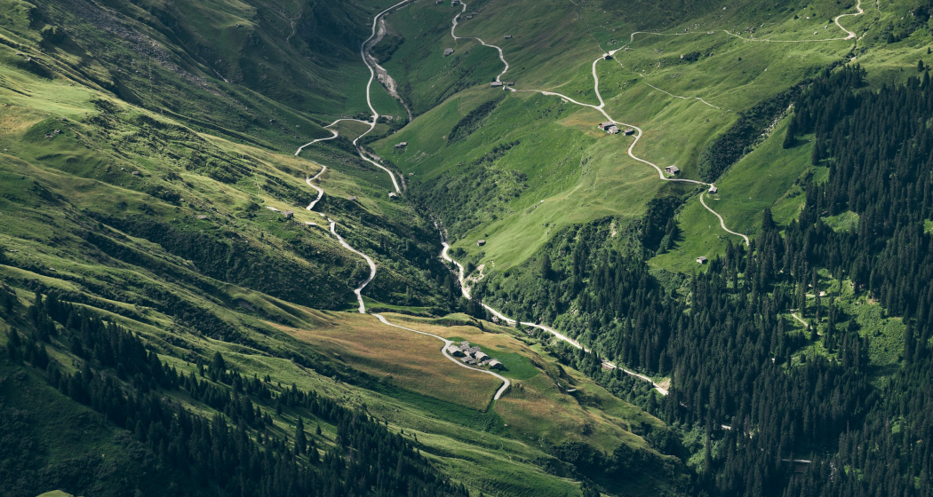 Peiltal taleinwärts Peiltal taleinwärts