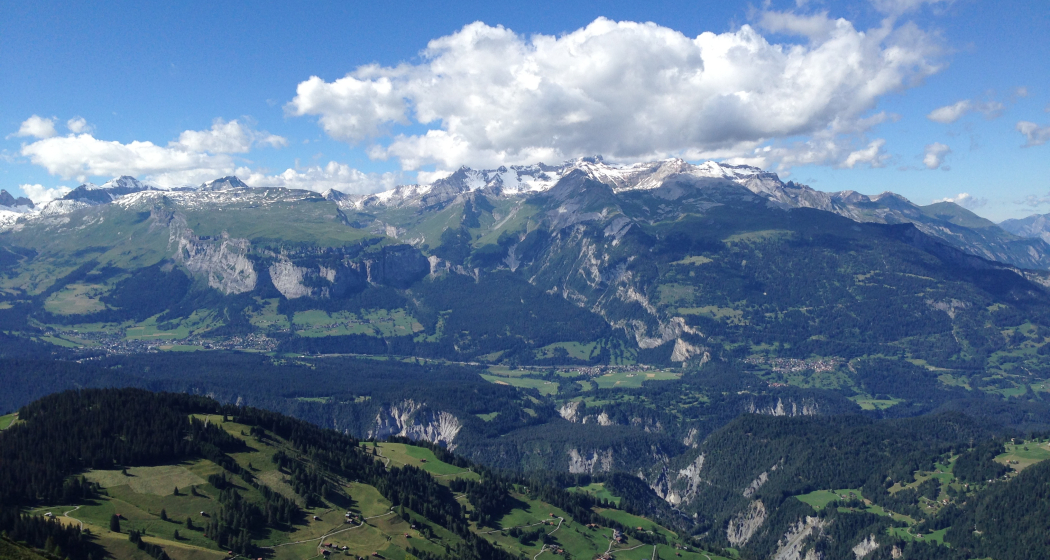 Blick vom Tenner Chrüz Blick vom Tenner Chrüz