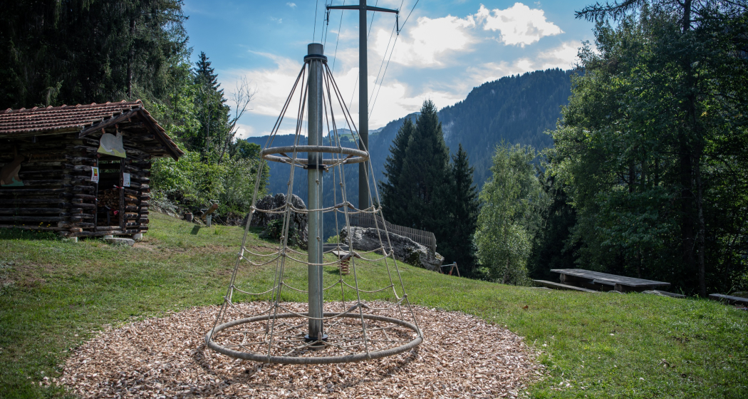 Das Foto zeigt den Spielplatz Plaun Salter Das Foto zeigt den Spielplatz Plaun Salter