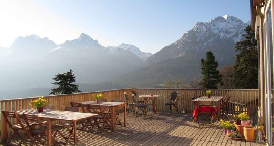 Aussicht pur auf unserer Ostterrasse Aussicht pur auf unserer Ostterrasse