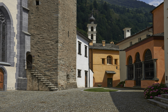 Church square of the San Vittore Mauro church Church square of the San Vittore Mauro church