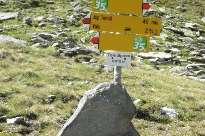 Passübergang Tomülpass Passübergang Tomülpass