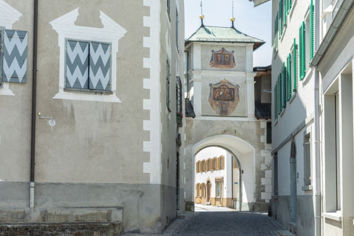 Obertor mit verschiedenen Bemahlungen Obertor mit verschiedenen Bemahlungen